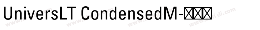 UniversLT CondensedM字体转换